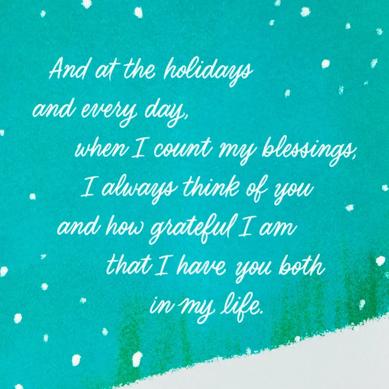 I'm So Blessed to Have You Christmas Card for Daughter and Son-in-Law for only USD 5.99 | Hallmark