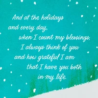 I'm So Blessed to Have You Christmas Card for Daughter and Son-in-Law for only USD 5.99 | Hallmark