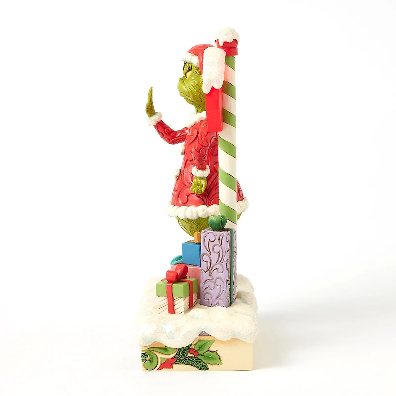 Jim Shore Grinch by Light-Up Stop Sign Figurine, 9.3" for only USD 94.99 | Hallmark