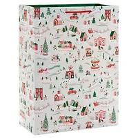 20" Festive Holiday Toile Jumbo Christmas Gift Bag for only USD 5.99 | Hallmark