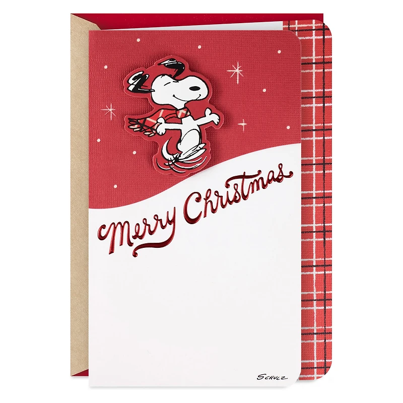 Peanuts® Snoopy Feel the Joy Christmas Card for only USD 5.99 | Hallmark