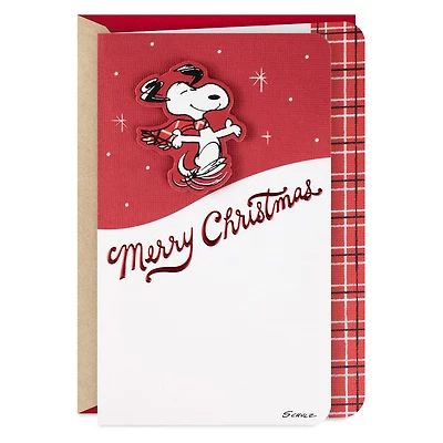 Peanuts® Snoopy Feel the Joy Christmas Card for only USD 5.99 | Hallmark
