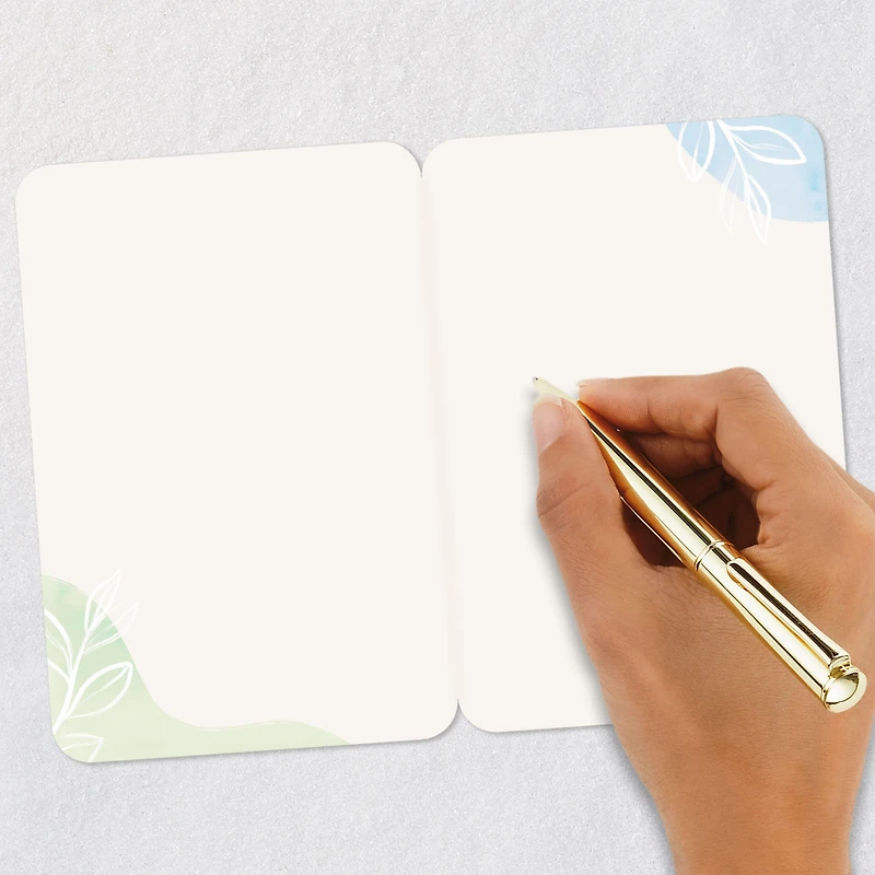 Abstract Pastel Leaf Print Blank Card for only USD 2.99 | Hallmark