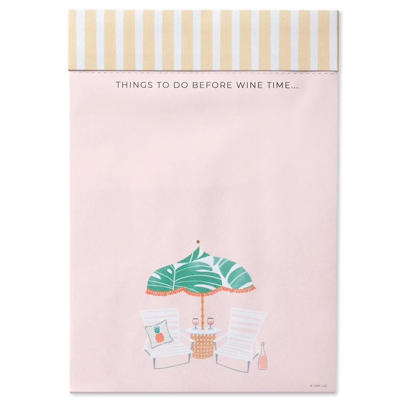 Tropical Wine Time To-Do Note Pad for only USD 8.99 | Hallmark