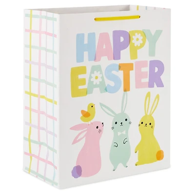 13" Happy Easter With Pastel Bunnies Large Gift Bag for only USD 4.49 | Hallmark