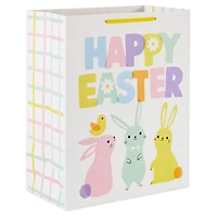 13" Happy Easter With Pastel Bunnies Large Gift Bag for only USD 4.49 | Hallmark