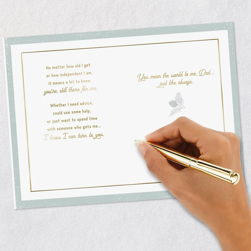 You Mean the World to Me Christmas Card for Dad From Daughter for only USD 5.59 | Hallmark