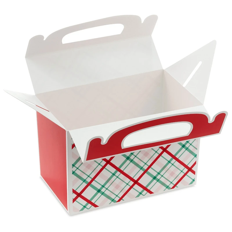 Oh What Fun Plaid 3-Pack Christmas Gable Boxes for only USD 6.99 | Hallmark