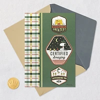 Peanuts® Beagle Scouts Badges Certified Amazing Thank-You Card for only USD 4.59 | Hallmark