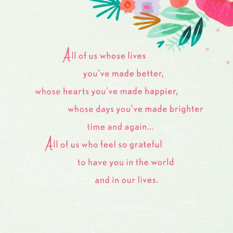 So Grateful to Have You in Our Lives Birthday Card for only USD 4.99 | Hallmark