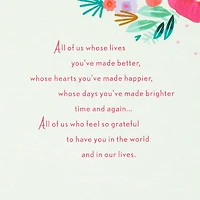 So Grateful to Have You in Our Lives Birthday Card for only USD 4.99 | Hallmark
