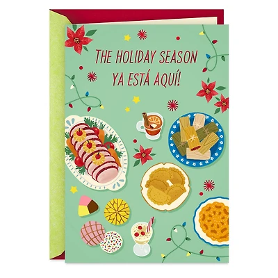 Tamales and Empanadas Spanish-Language and English Christmas Card for only USD 3.99 | Hallmark
