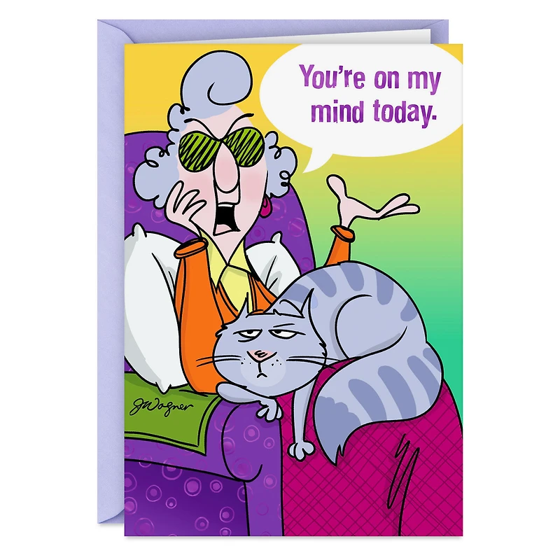 Maxine™ You're on My Mind Funny Thinking of You Card for only USD 4.99 | Hallmark