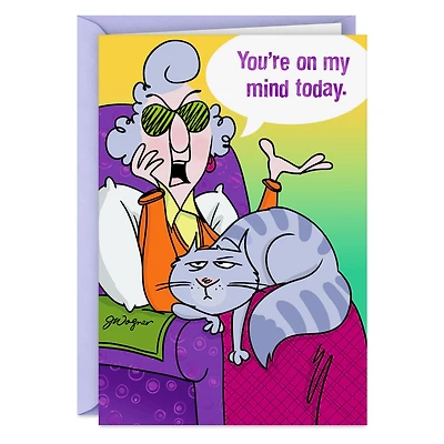 Maxine™ You're on My Mind Funny Thinking of You Card for only USD 4.99 | Hallmark