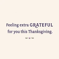 Extra Grateful for Family Like You Thanksgiving Card for only USD 3.99 | Hallmark