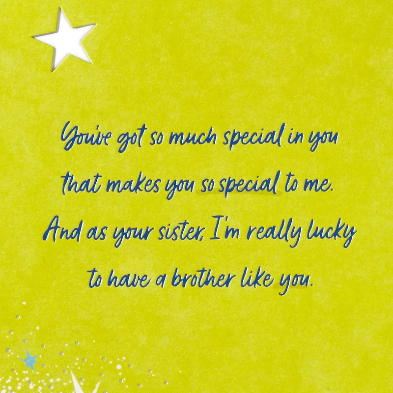 Wishes for a Bighearted Brother Birthday Card from Sister for only USD 5.99 | Hallmark