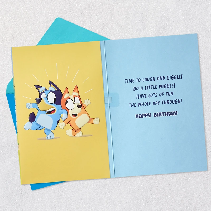 Bluey It's Your Day Musical Birthday Card for Kids for only USD 6.99 | Hallmark