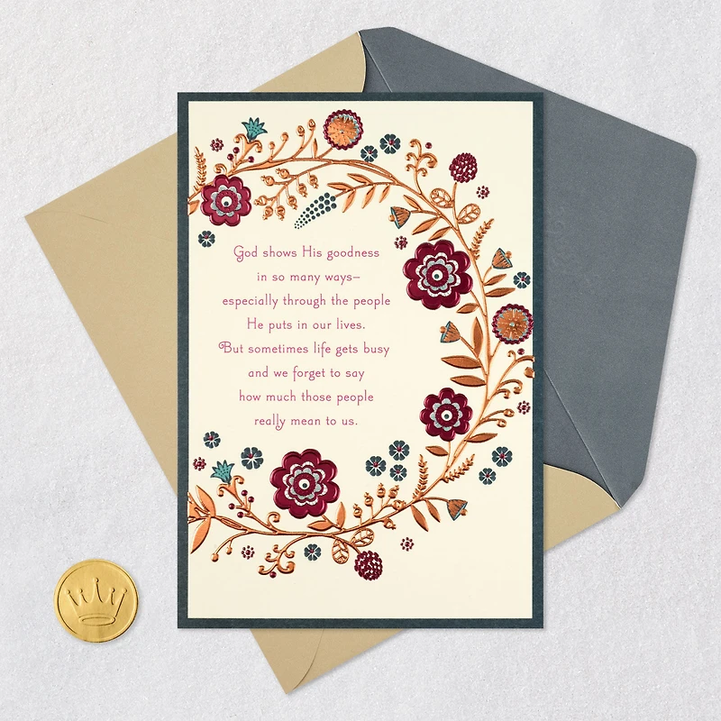 What a Blessing You Are Religious Thanksgiving Card for only USD 4.99 | Hallmark