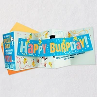 Peanuts® Snoopy and Woodstock Burpday Banner Funny Birthday Card for only USD 5.99 | Hallmark