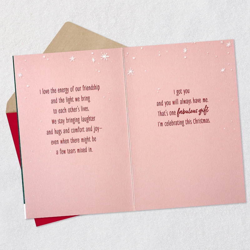Your Friendship Is a Fabulous Gift Christmas Card for Her for only USD 4.59 | Hallmark