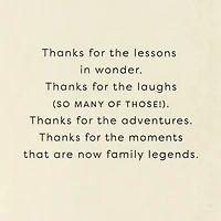 Laughs, Adventures and Lessons in Wonder Birthday Card for Son for only USD 5.59 | Hallmark