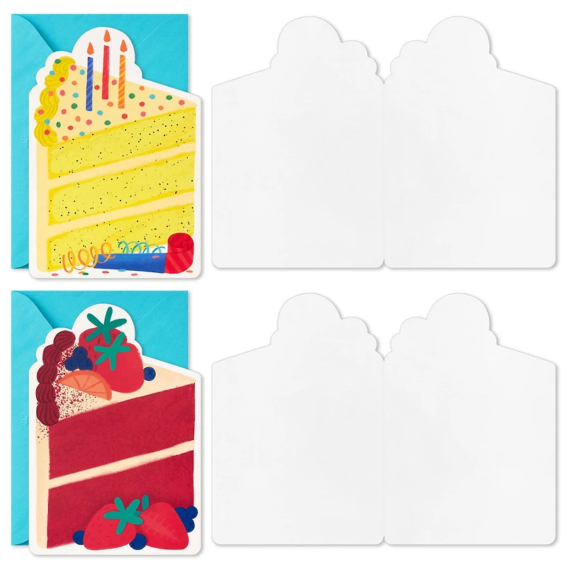 Slice of Cake Assorted Birthday Cards, Pack of 16 for only USD 10.99 | Hallmark