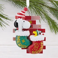 Peanuts® Snoopy and Woodstock Merry & Bright Hallmark Ornament for only USD 11.49 | Hallmark