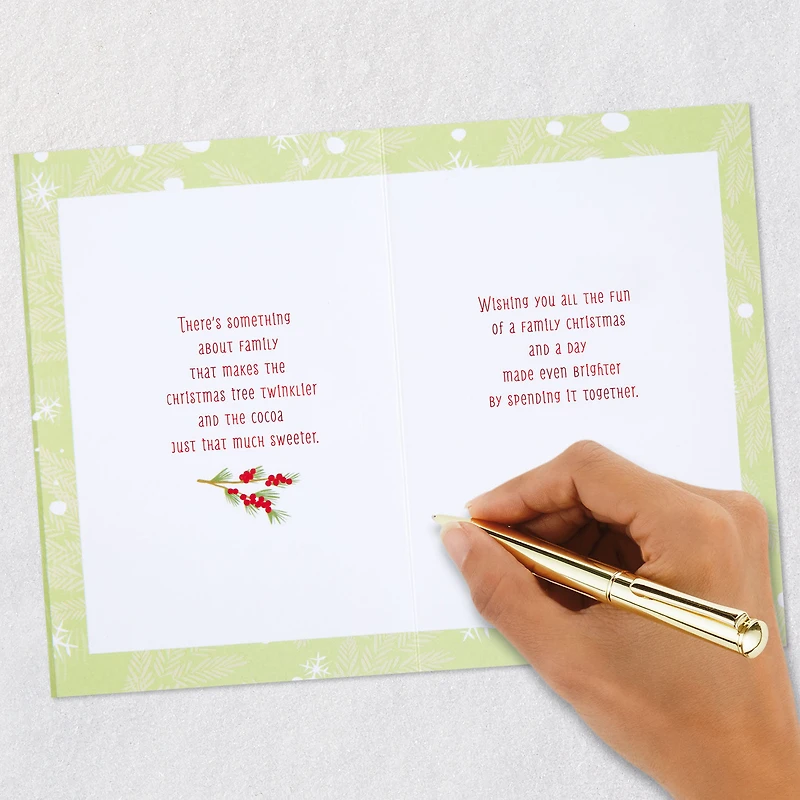 Joy and Happiness Christmas Card for Niece and Family for only USD 3.59 | Hallmark