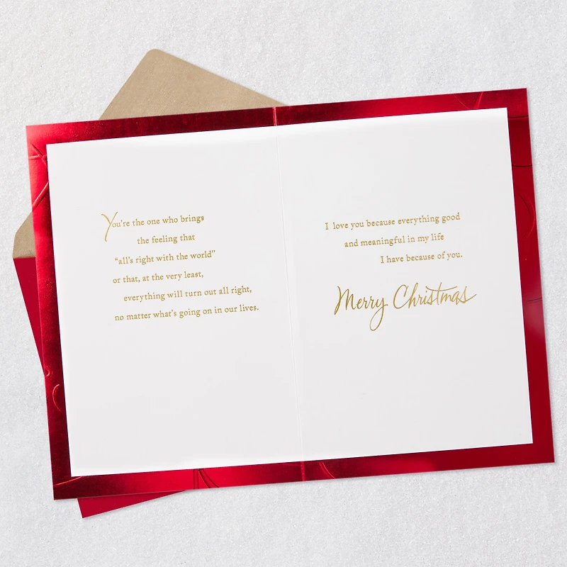 You're Everything to Me Romantic Christmas Card for only USD 6.59 | Hallmark