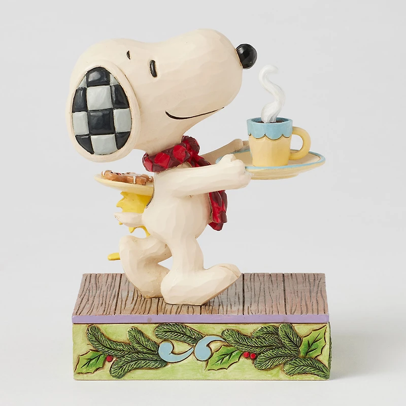 Jim Shore Peanuts Snoopy and Woodstock Cookies for Santa Figurine, 5" for only USD 52.99 | Hallmark