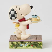 Jim Shore Peanuts Snoopy and Woodstock Cookies for Santa Figurine, 5" for only USD 52.99 | Hallmark