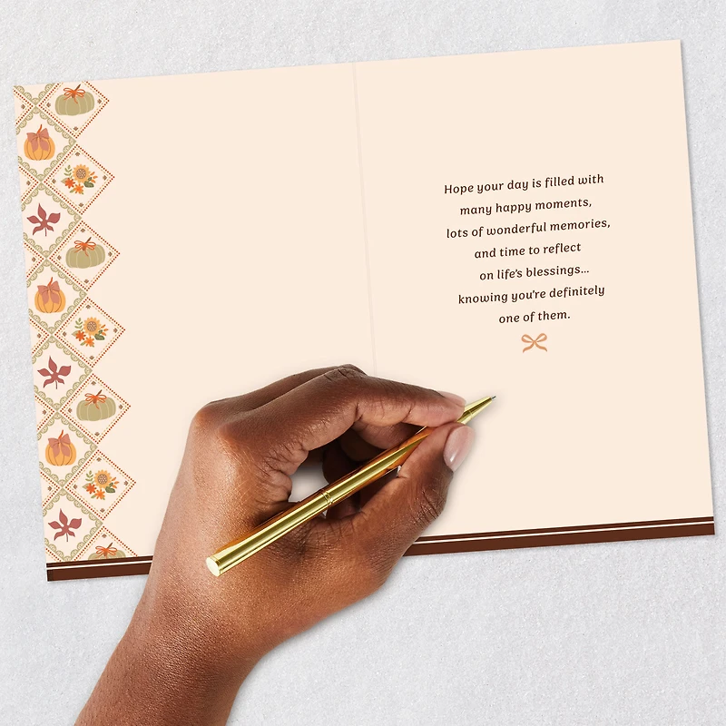 You're One of Life's Blessings Thanksgiving Card for Granddaughter for only USD 3.99 | Hallmark