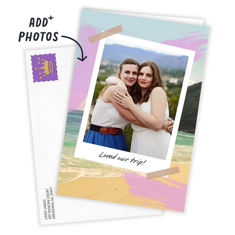 Beach Scene Instant-Photo Frame Blank Custom Card for only USD 4.99 | Hallmark