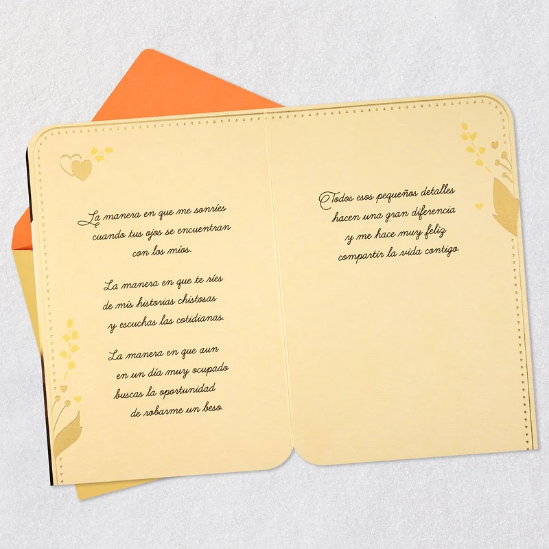 I Like the Little Things Spanish-Language Love Card for only USD 5.59 | Hallmark