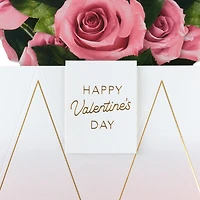 Jumbo Pink Rose Bouquet in Vase 3D Pop-Up Valentine's Day Card for only USD 12.99 | Hallmark