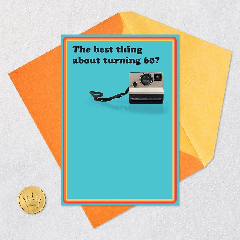 Retro Camera Funny 60th Birthday Card for only USD 4.49 | Hallmark