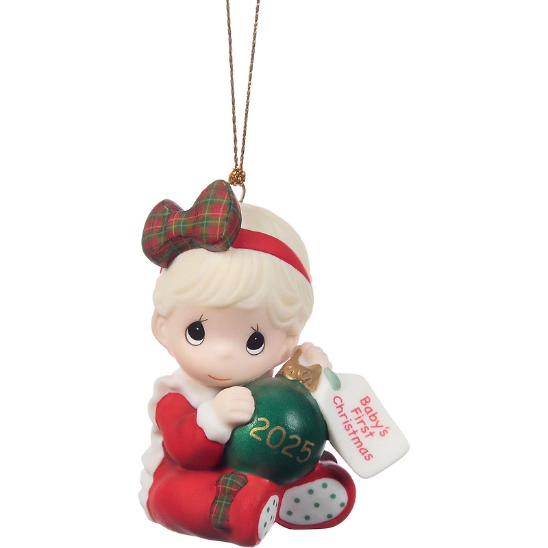 Precious Moments Baby Girl First Christmas 2025 Ornament, 2.6" for only USD 39.99 | Hallmark