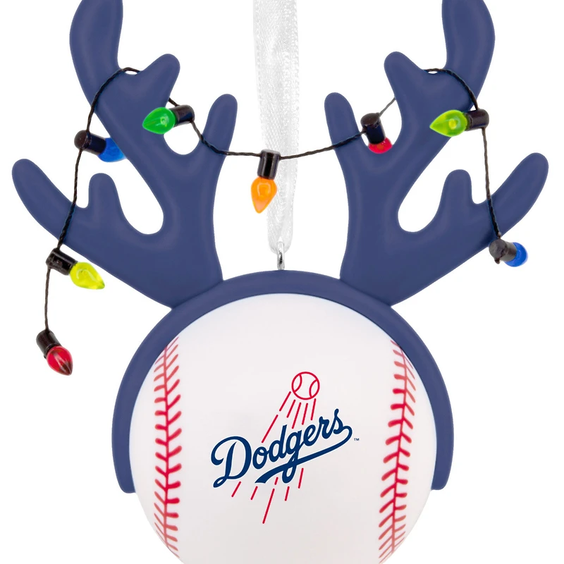 MLB Los Angeles Dodgers™ Reindeer Baseball Hallmark Ornament for only USD 12.99 | Hallmark