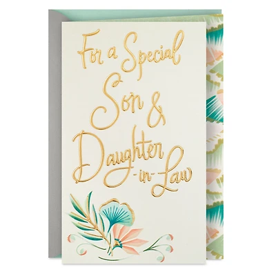 Love Is a Gift Wedding Card for Son and Daughter-in-Law for only USD 3.99 | Hallmark