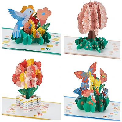 Bright and Cheery Nature Pop-Up Assorted Thinking of You Cards, Pack of 4 for only USD 19.99 | Hallmark