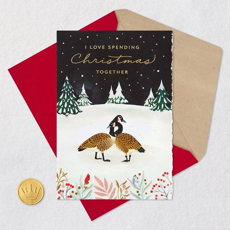 I Love Spending the Season With You Romantic Christmas Card for only USD 5.59 | Hallmark