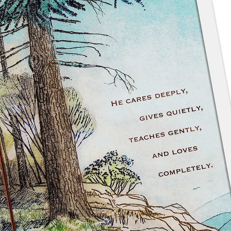 Pine Tree Landscape Scene Birthday Card for Dad for only USD 4.59 | Hallmark
