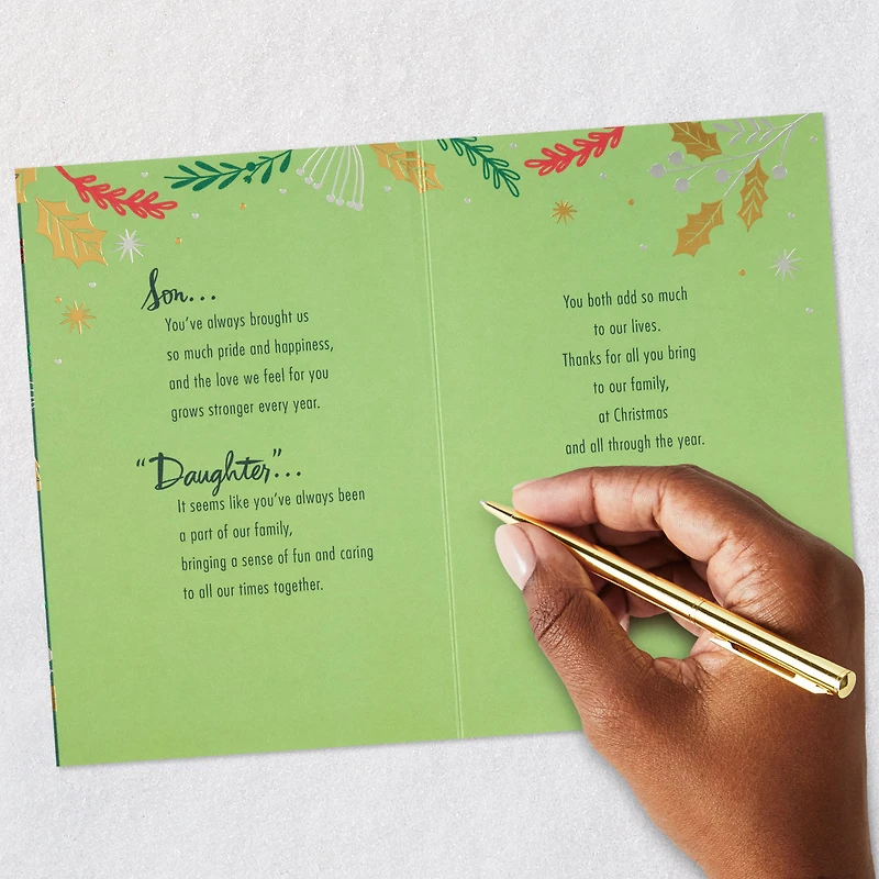 You're Both Loved So Much Christmas Card for Son and Daughter-in-Law for only USD 6.99 | Hallmark