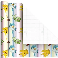 Pokémon Pikachu and Friends 3-Pack Wrapping Paper Mini Roll Bundle, 45 sq. ft. total for only USD 11.99 | Hallmark