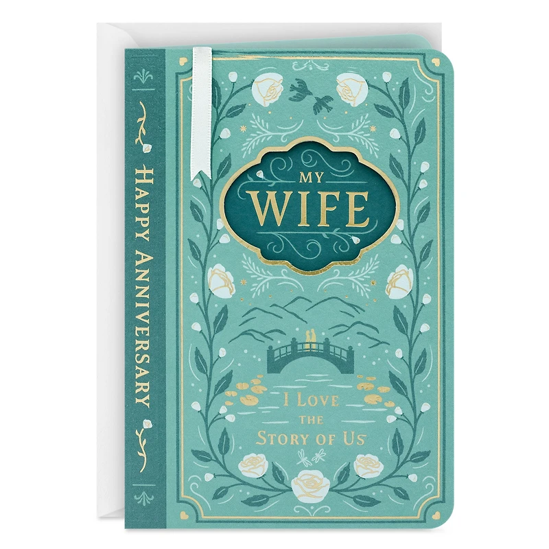 Celebrating Our Story Romantic Anniversary Card for Wife for only USD 9.99 | Hallmark