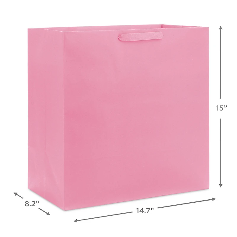 15" Pink Extra-Deep Gift Bag for only USD 5.49 | Hallmark