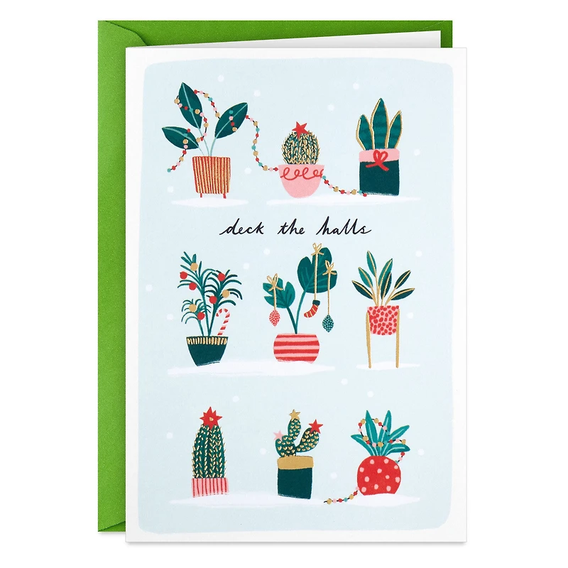 Holiday Trimmed Plants Packaged Christmas Cards, Set of 5 for only USD 5.00 | Hallmark