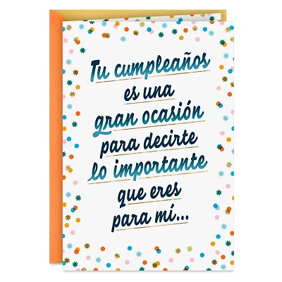 You're Worth Celebrating Spanish-Language Birthday Card for only USD 3.99 | Hallmark