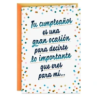 You're Worth Celebrating Spanish-Language Birthday Card for only USD 3.99 | Hallmark