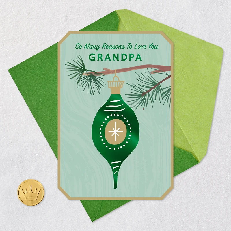 So Many Reasons to Love You Christmas Card for Grandpa for only USD 3.59 | Hallmark